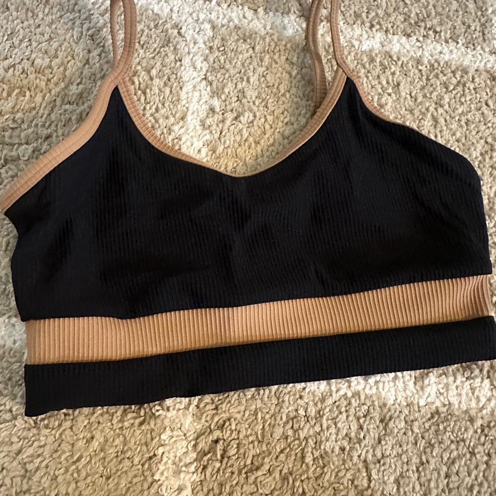 Born Primitive Black and Tan Crop Top